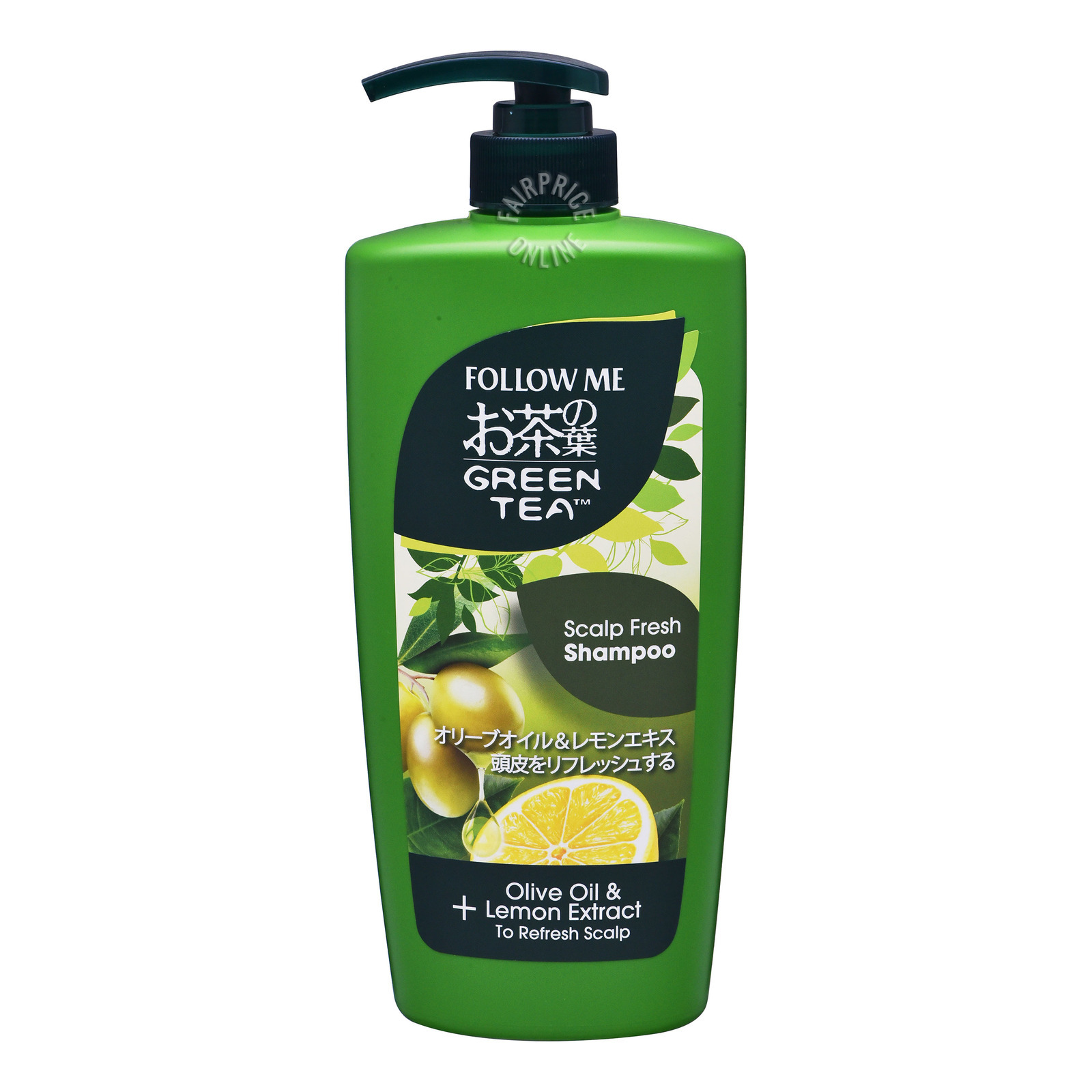 Follow Me Green Tea Shampoo/Conditioner 650ml -  Scalp Fresh / Shampoo